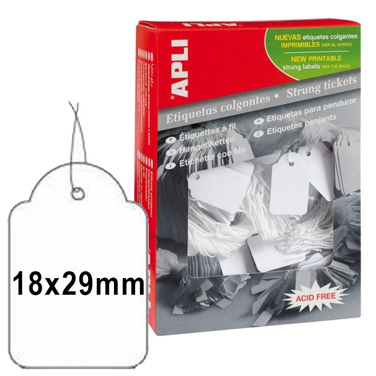 Apli Etiquetas Colgantes 18x29mm (1000 u.)