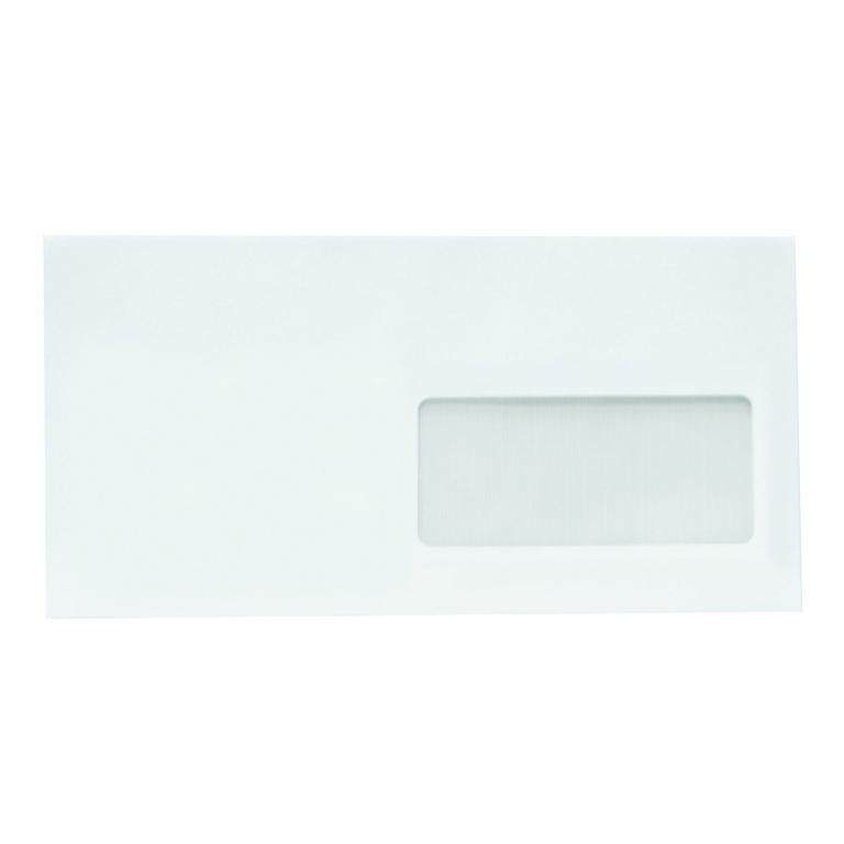 Sobre Americano Blanco Ventana Derecha 115x225 mm 90g (500 Ud.)