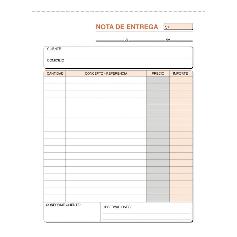 Plus Office Talonario Entregas Duplicado 145x207 mm 50 Juegos