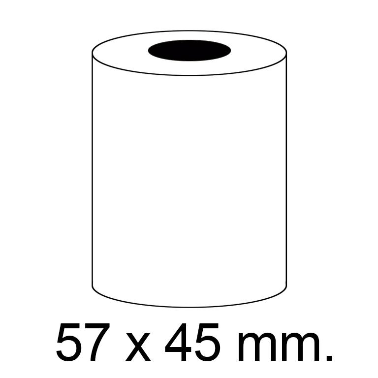 Rollo Papel Térmico 57x45 mm