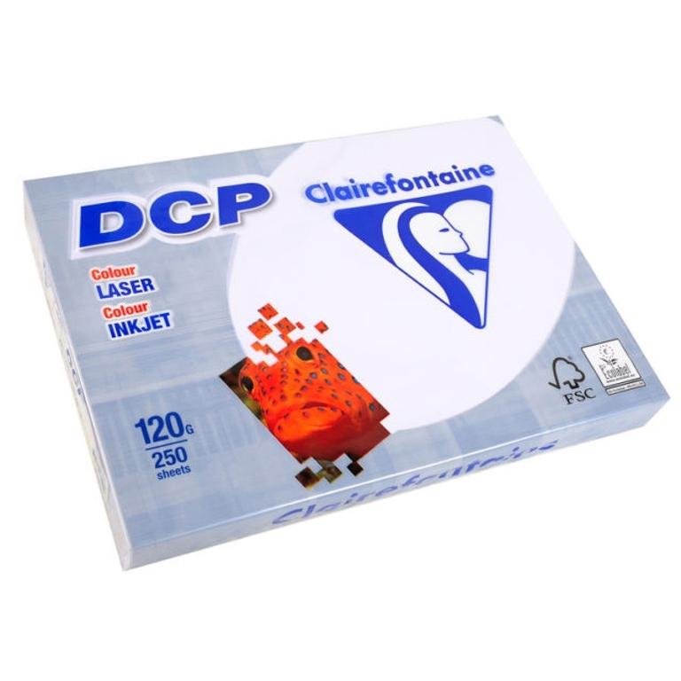 Clairefontaine DCP Papel A4 120gr Blanco (250 hojas)