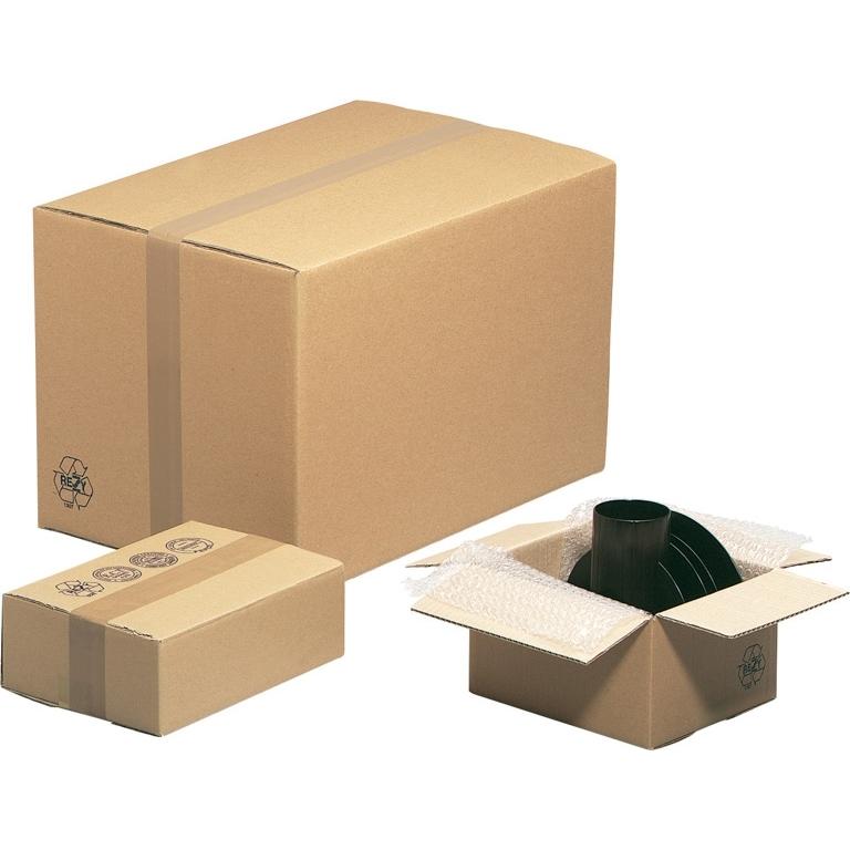 Caja Cartón Canal Simple 40x40x40 cm
