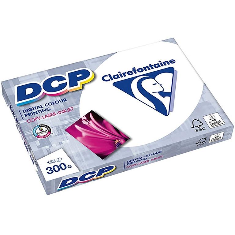 Clairefontaine DCP Papel A4 300gr Blanco (125 hojas)