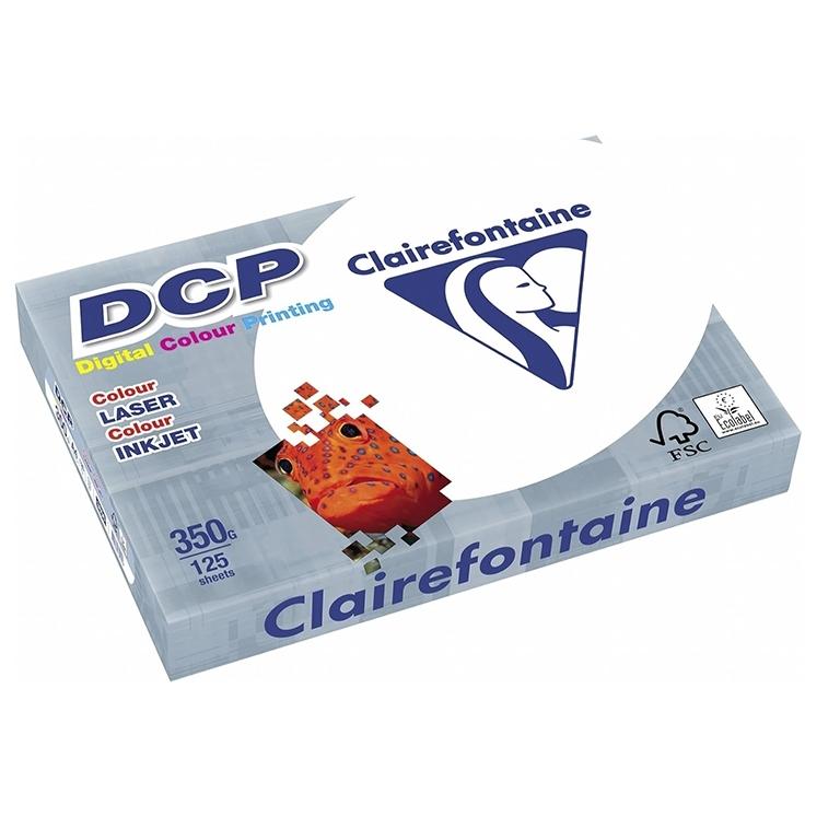 Clairefontaine DCP Papel A4 350gr Blanco (125 hojas)