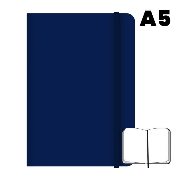 Campus University Libreta Cosida A5 Liso Azul Marino