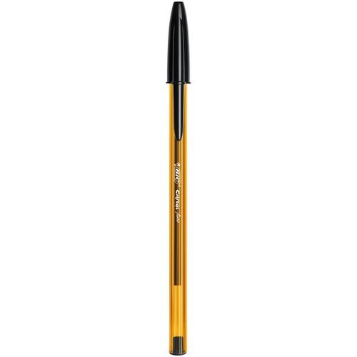 Bolígrafo tinta aceite punta 0,8mm negro Bic Cristal Fine ESENCIALES