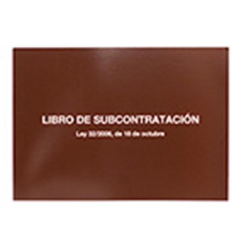 Miquel Rius Libro Subcontratación 210x150 mm 20 Hojas Castellano/Eukera
