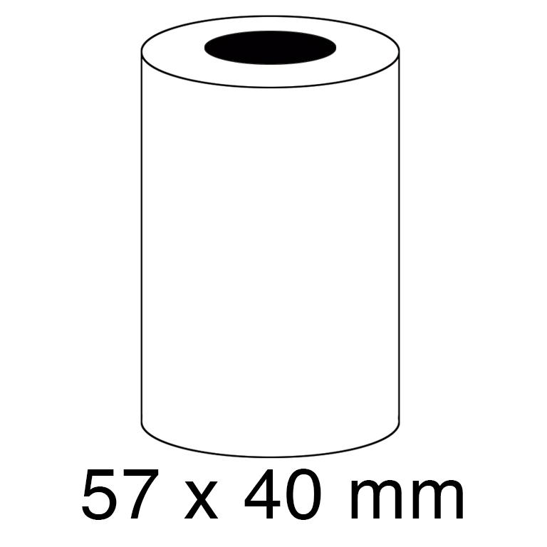 Rollo Papel Térmico 57x40 mm