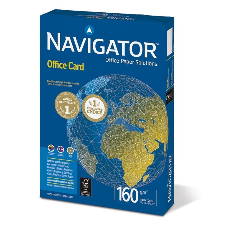Navigator Office Card Papel A4 160gr Blanco (250 hojas)