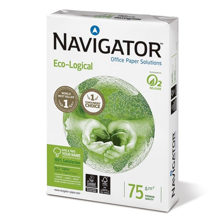 Navigator Eco-Logical Papel A4 75gr Blanco (500 hojas)