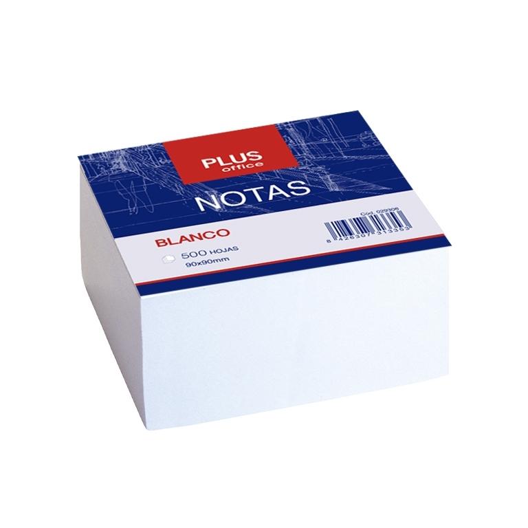 Plus Office Taco Notas 90x90mm Blanco 500 Hojas