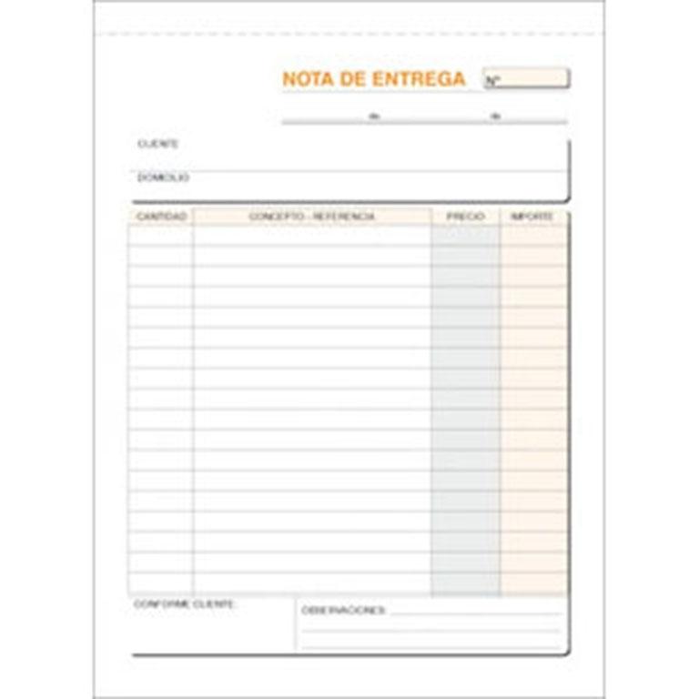 Plus Office Talonario Entregas Triplicado 145x207 mm 50 Juegos