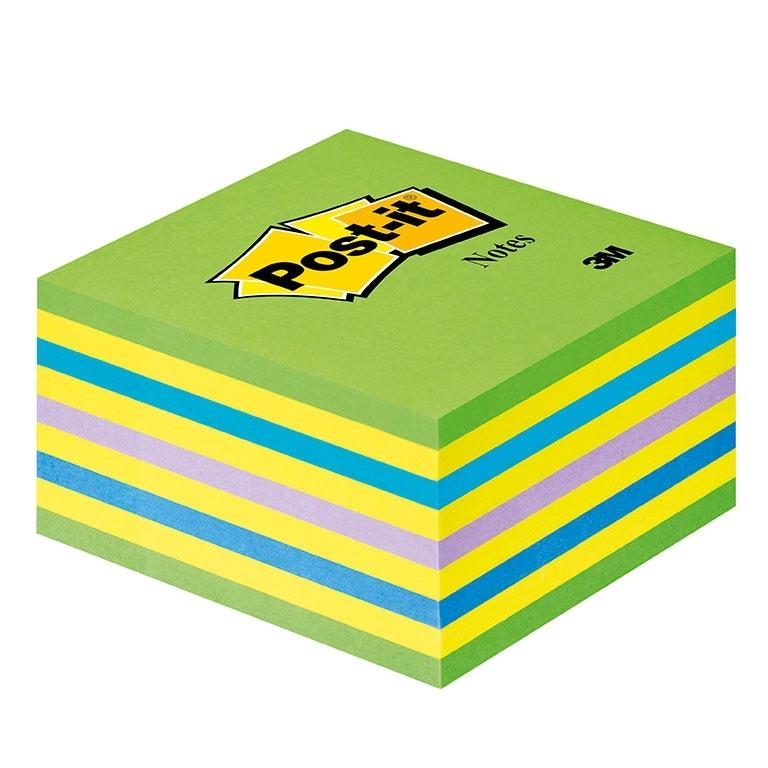 3M Post-It Notas Adhesivas 76X76 Neón Azul/Verde (450 H)