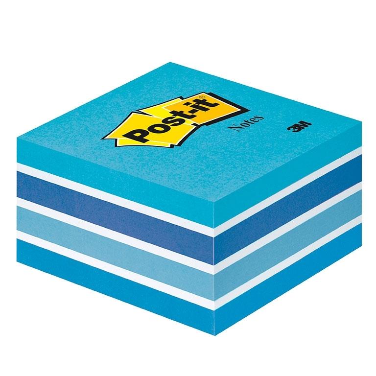 3M Post-It Notas Adhesivas 76X76 Acuarela Azul Pastel (450 H)