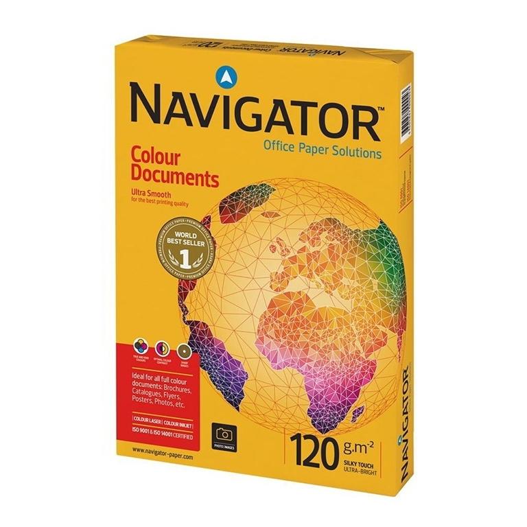 Navigator Colour Documents Papel A4 120gr Blanco (250 hojas)