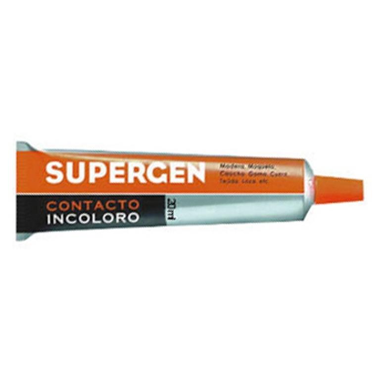 Supergen Pegamento Contacto Incoloro 20ml