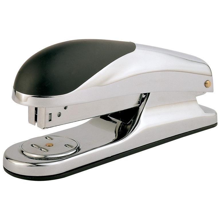 Plus Office 280 Grapadora Sobremesa Metálica Cromada/Negro