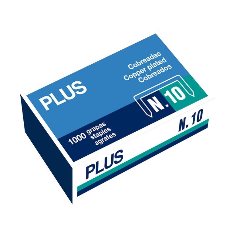 Plus Office Nº10 Grapas Cobreadas (1000 ud.)