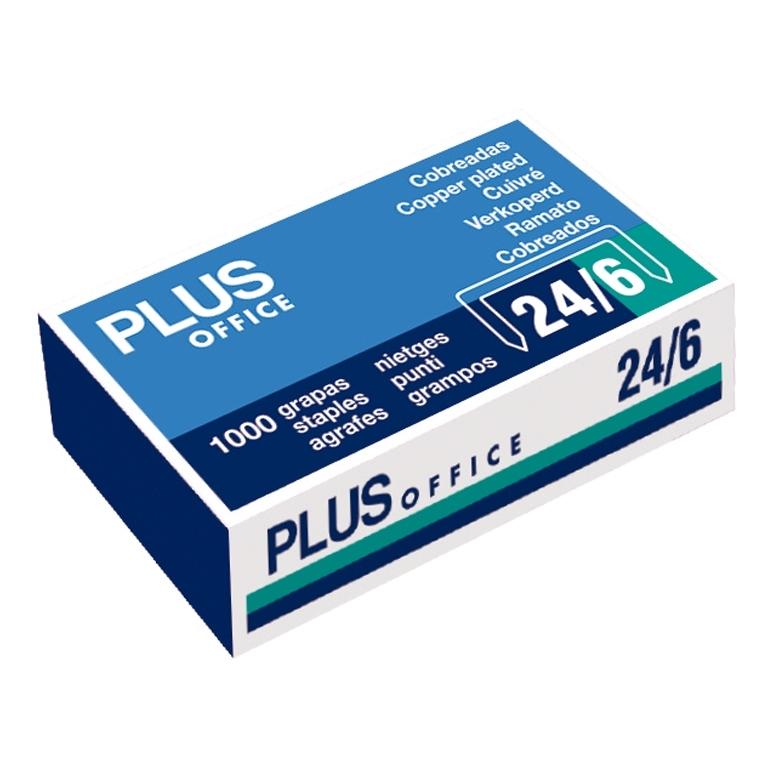 Plus Office 22/6-24/6 Grapas Cobreadas (1000 ud.)