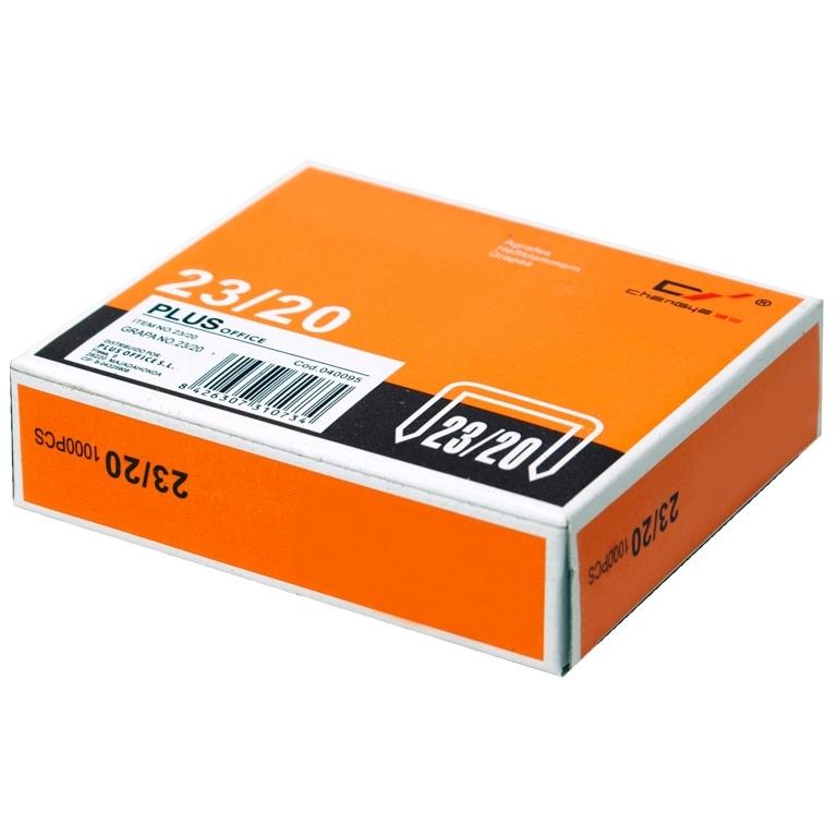 Plus Office 23/20 Grapas Galvanizadas (1000 ud.)