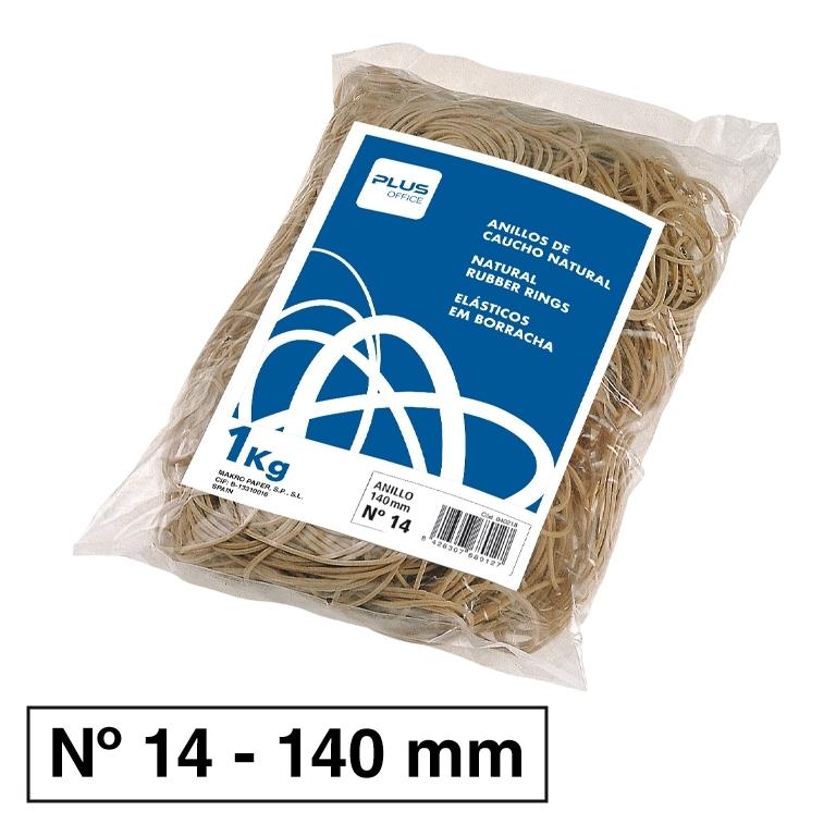 Plus Gomas Elasticas N 14 140Mm Bolsa 1Kg