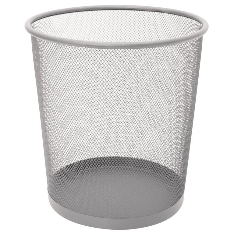 Plus Office Papelera Rejilla 508 13L Plata