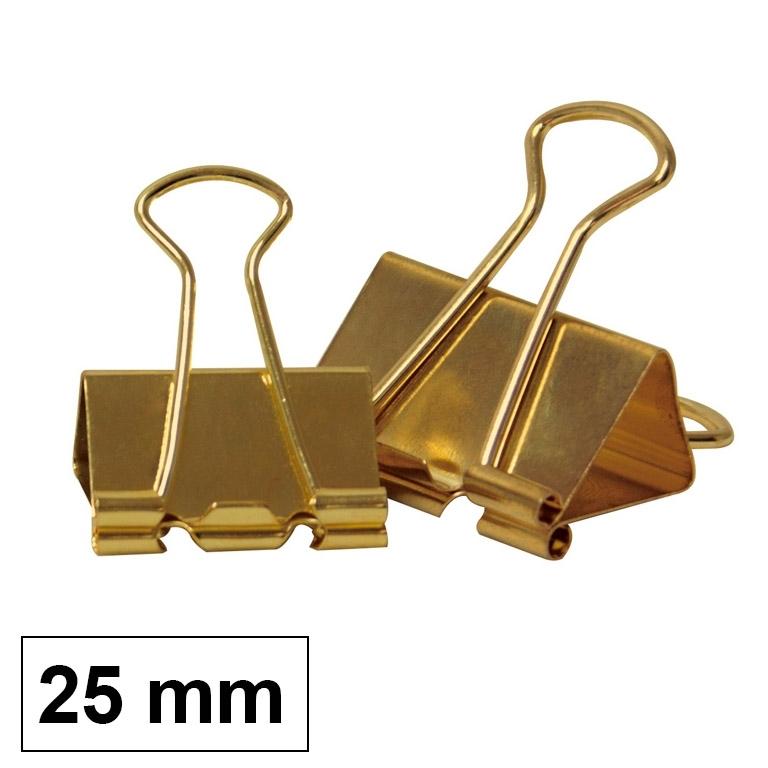 Makro Pinza Reversible 25Mm Dorada /12Ud
