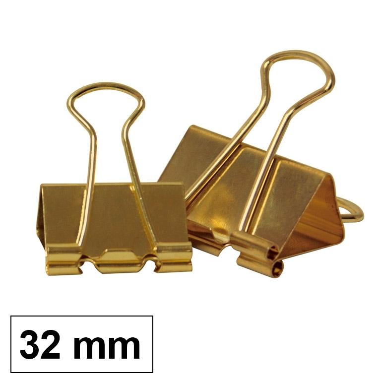 Makro Pinza Reversible 30Mm Dorada /12Ud