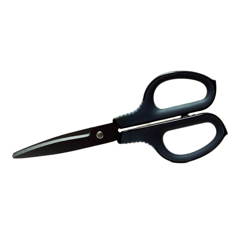 Plus Office Tijera Oficina Curve Teflón 174 mm Negro/Gris