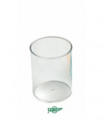 Cubilete  plástico  transparente cristal  78mm x 10cm Faibo ESENCIALES