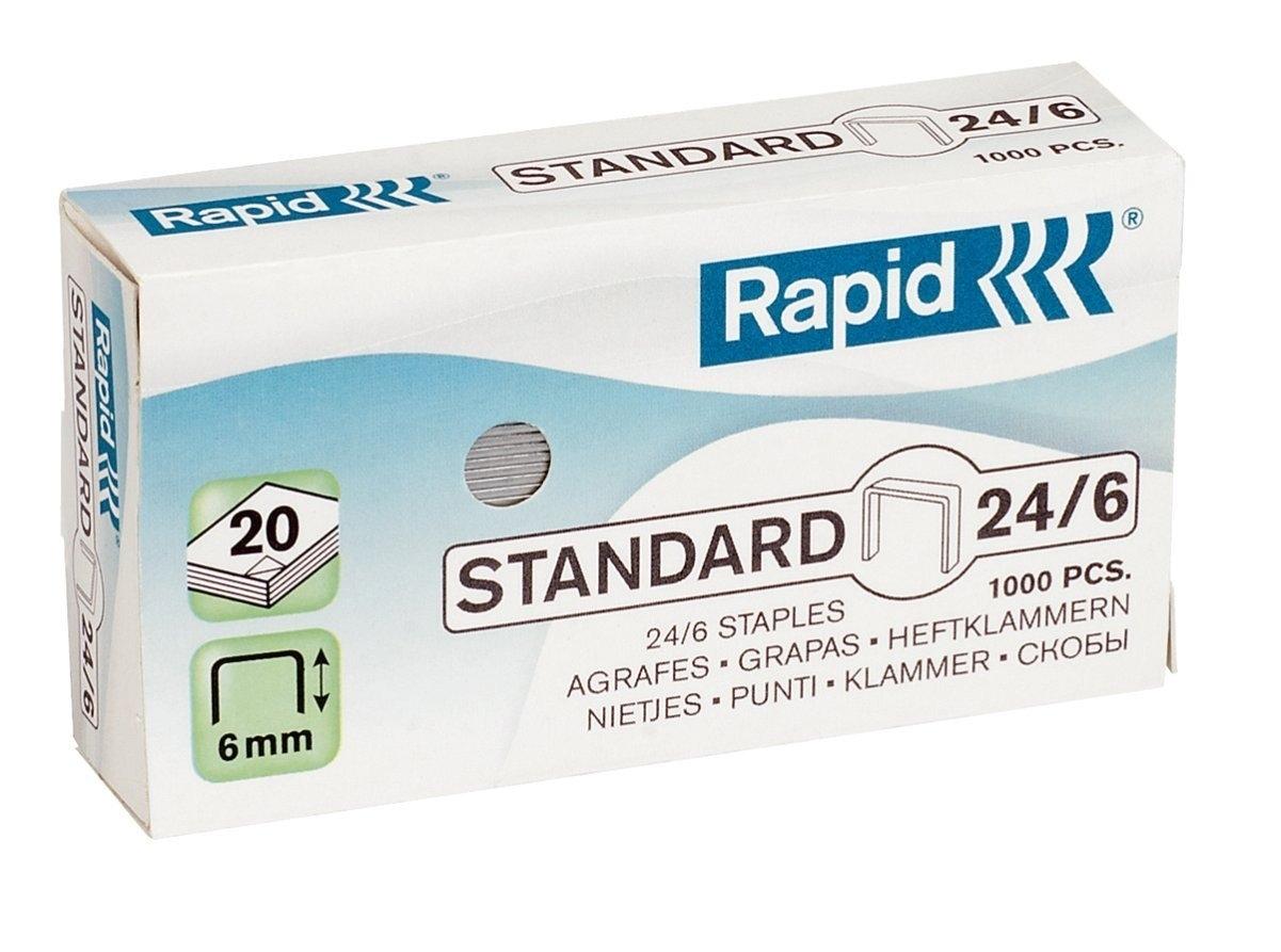 Rapid 24/6 Grapas Galvanizadas Standard (1000 ud.)