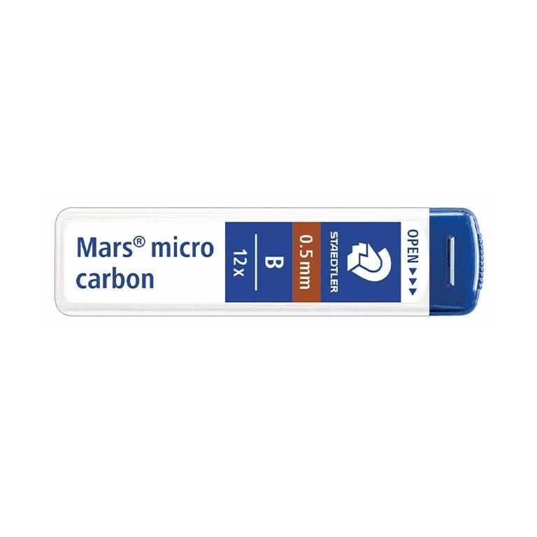 Staedtler Mars Micro Carbon Minas Recambio 0,5 mm B (12 Uds.)