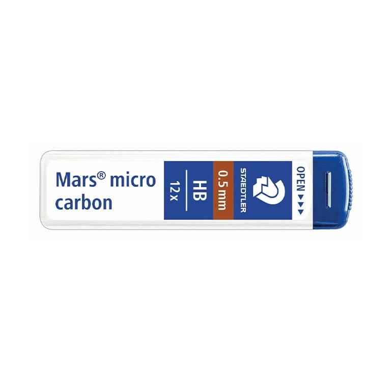 Staedtler Mars Micro Carbon Minas Recambio 0,5 mm HB (12 Uds.)