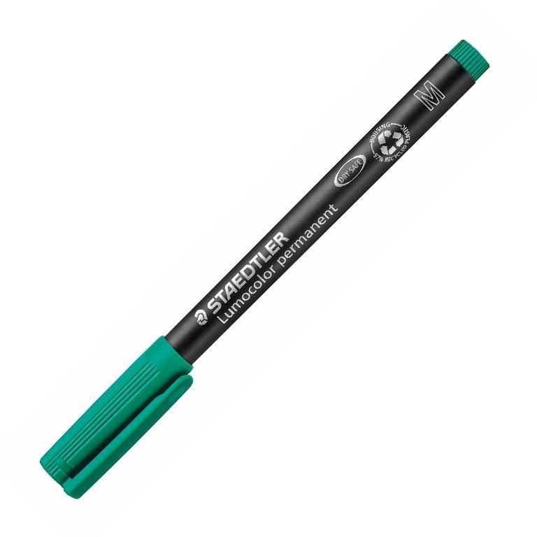 Staedtler Lumocolor M Rotulador Permanente Punta Redonda 0,8-1 mm Verde
