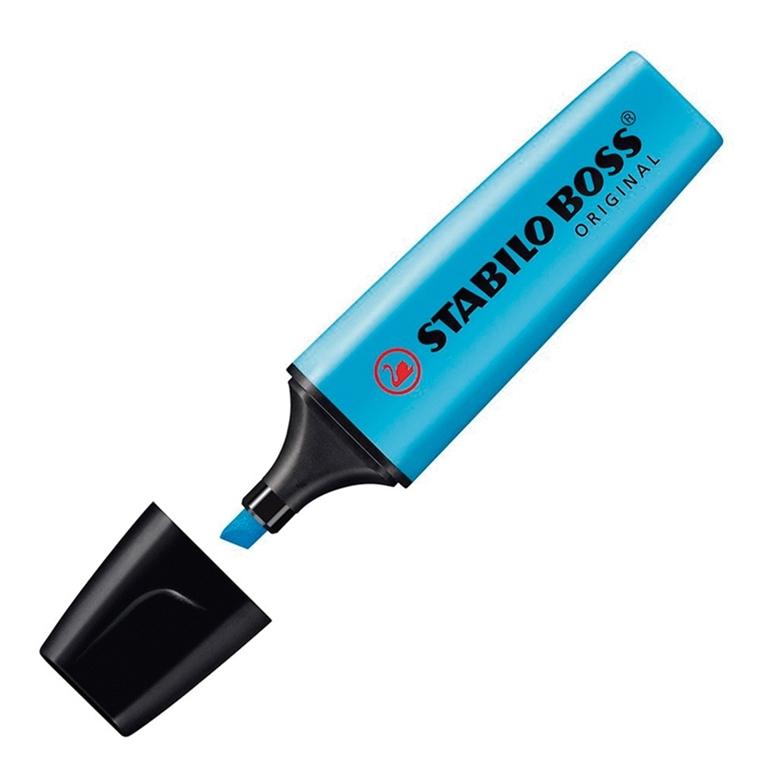 Stabilo Boss Original Subrayador Fluorescente Azul