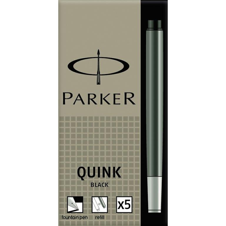Parker Cartucho Tinta Pluma Azul Lavable (5 ud.)