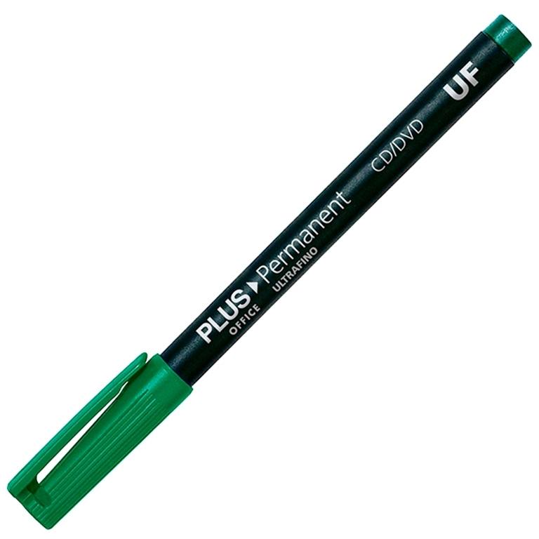Plus Office Marcador Permanente Ultra Fino 0,4 mm Verde