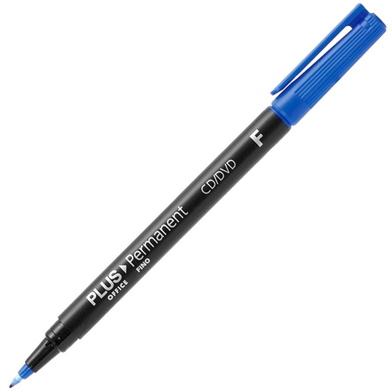 Plus Office Marcador Permanente Fino 0,6 mm Azul