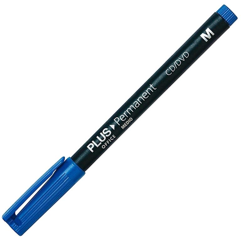Plus Office Marcador Permanente Medio 1 mm Azul
