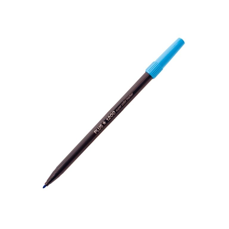 Plus Office 1200 Marcador Punta Fibra 1 mm Turquesa