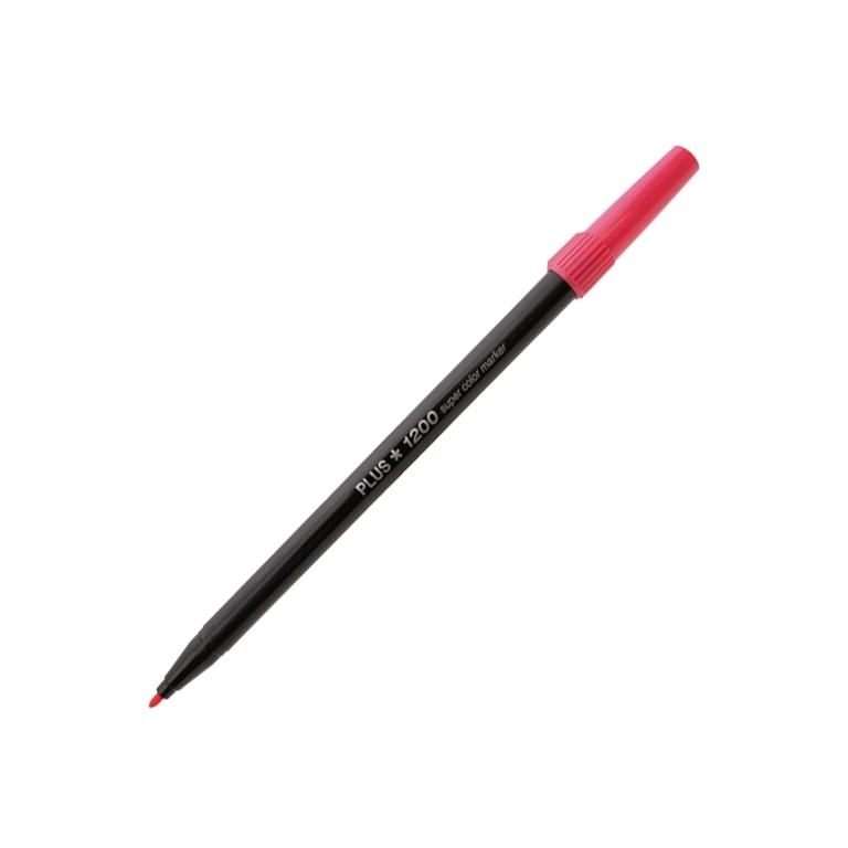 Plus Office 1200 Marcador Punta Fibra 1 mm Rosa