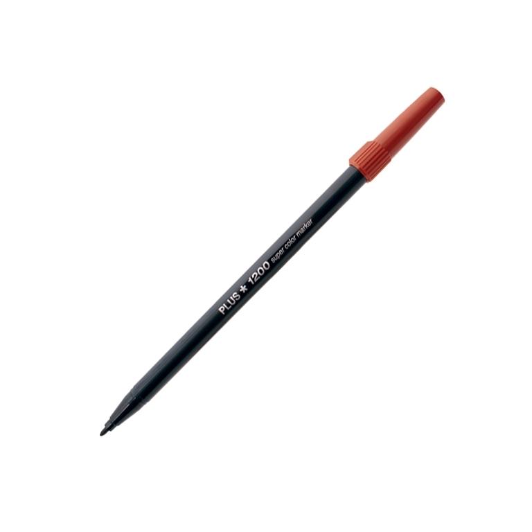 Plus Office 1200 Marcador Punta Fibra 1 mm Marrón Oscuro