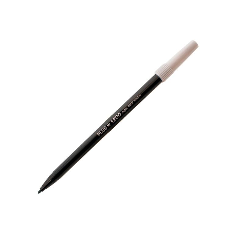 Plus Office 1200 Marcador Punta Fibra 1 mm Gris Claro