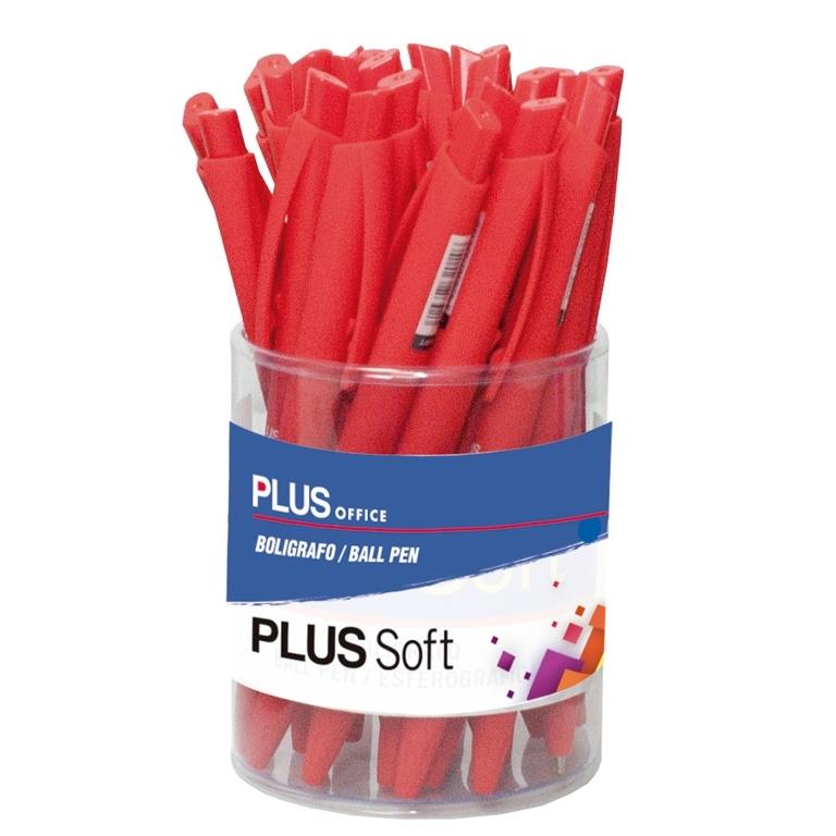 Campus Soft Bolígrafo Retráctil Tinta Fluida 0,7mm Rojo
