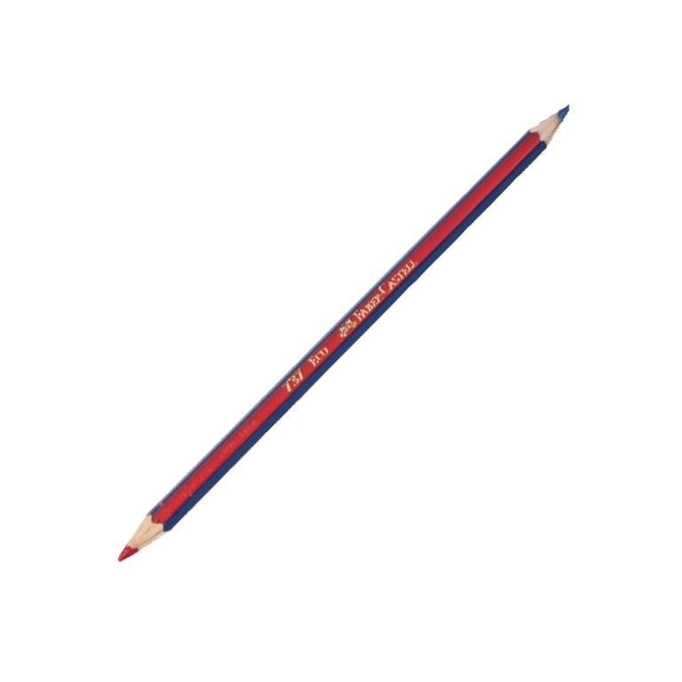 Faber-Castell Janus Lápiz Bicolor Rojo/Azul