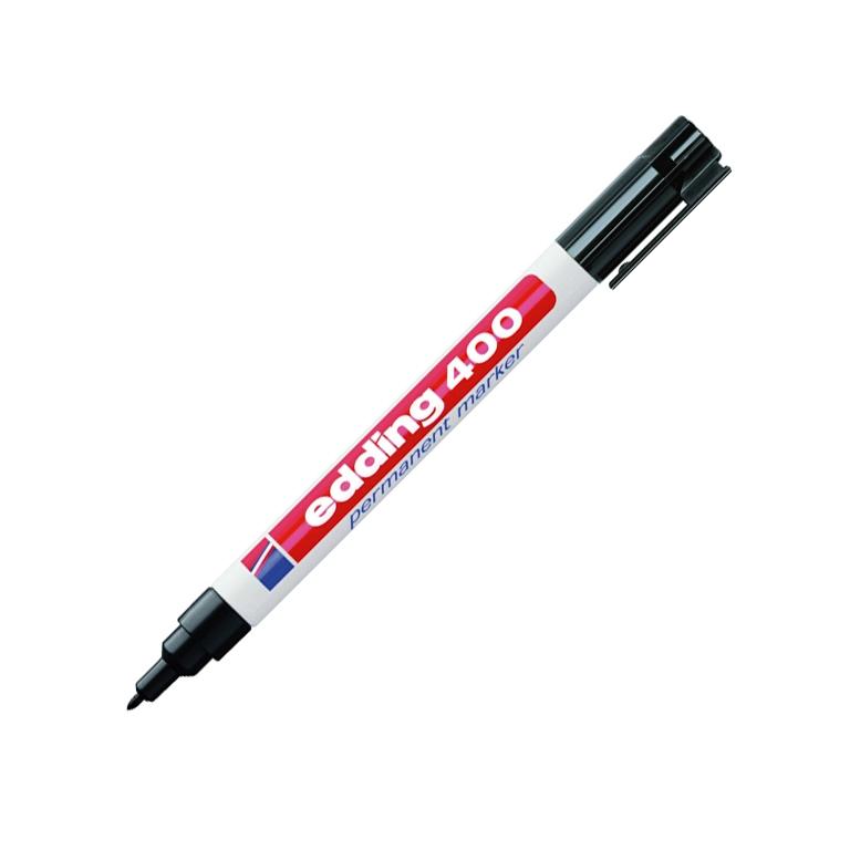 Edding 400 Marcador Permanente Punta Redonda 1 mm Negro