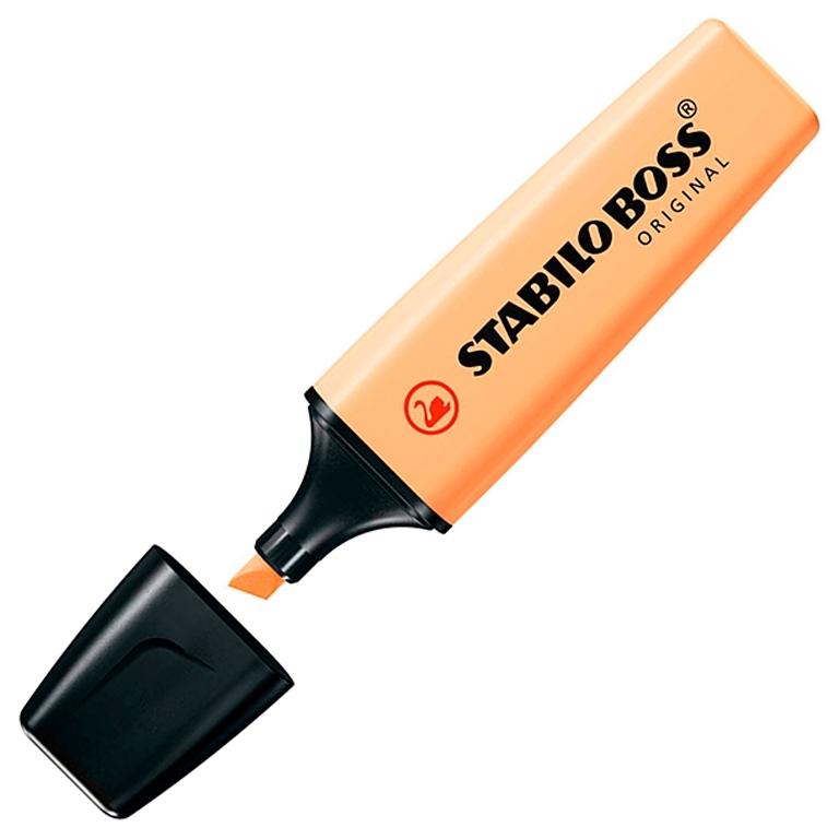 Stabilo Boss Original Pastel Subrayador Naranja Pálido