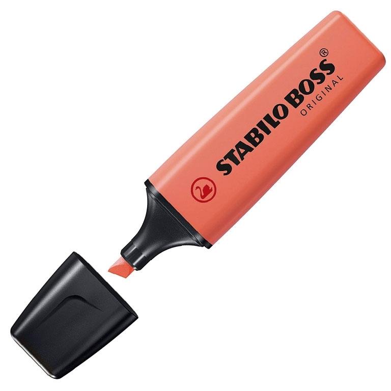 Stabilo Boss Original Pastel Subrayador Coral Meloso