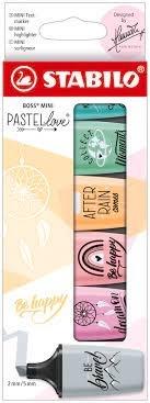 Stabilo Boss Mini Pastel Love Blister 6 Subrayadores