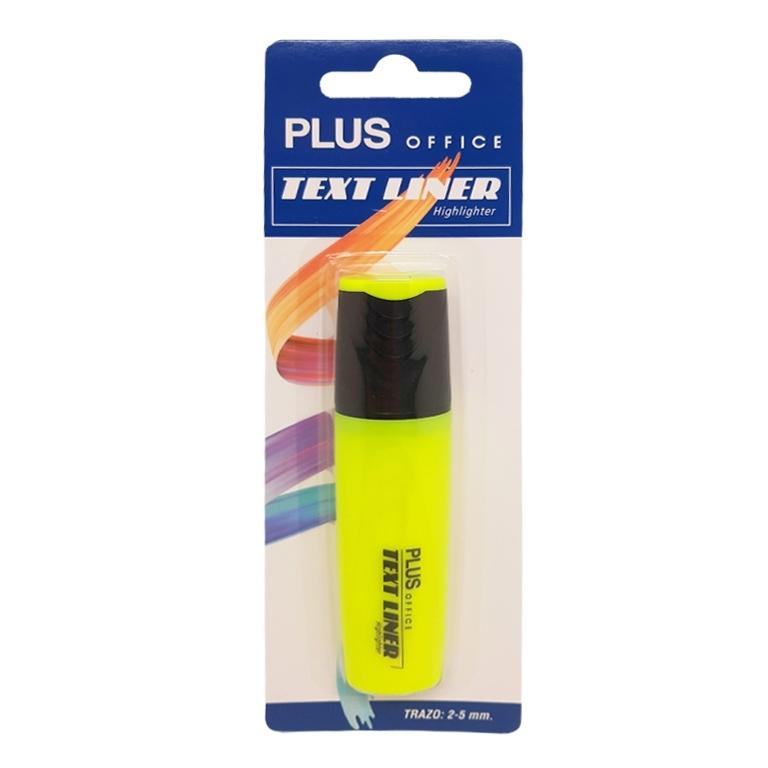 Plus Office Textliner 3.2 Blister Subrayador Amarillo